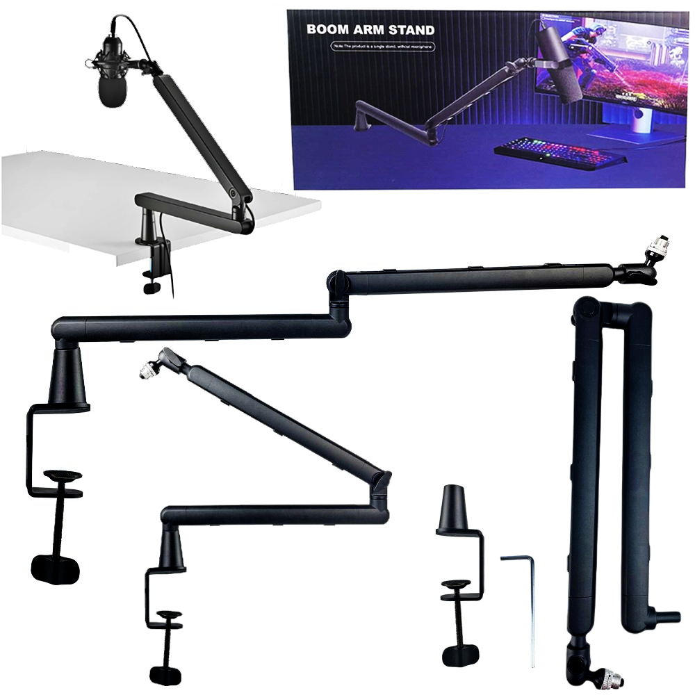 DNA TMS PRO 2 statyw mikrofonowy biurkowy wysięgnik ramię czarny solidny do 2 kg klucz imbusowy