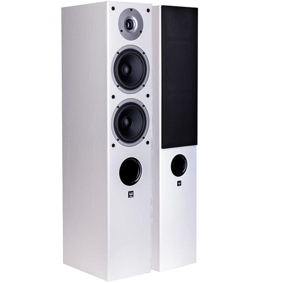 WILSON RAPTOR 7 białe kolumny głośnikowe podłogowe