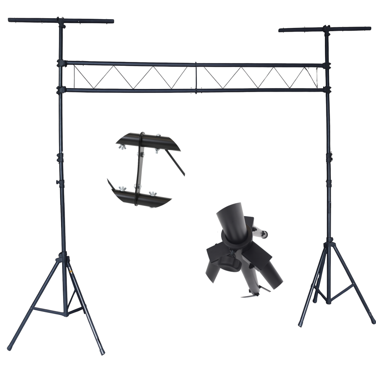 STAND4ME DJ GT rampa oświetleniowa statyw na oświetlenie 3 metry 18 punktów montażowych 2x belka poprzeczna