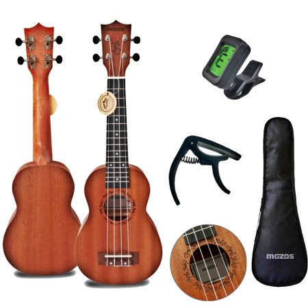 MOZOS GECKO Ukulele sopranowe zestaw