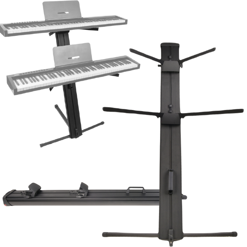 V-TONE DELUXE K2 statyw klawiszowy podwójny regulowany