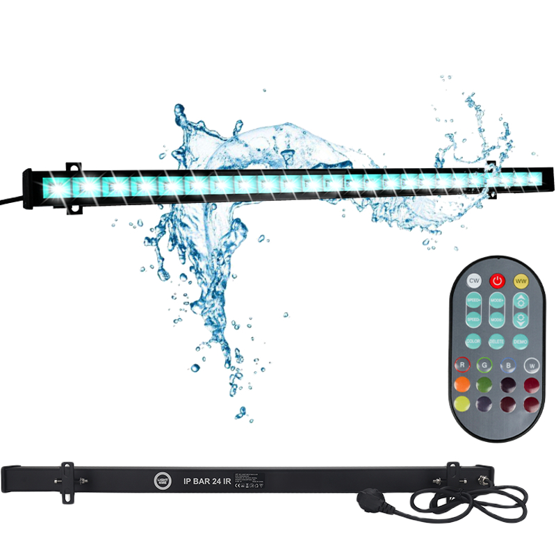LIGHT4ME IP BAR 24 IR listwa oświetleniowa belka LED IP65 Bluetooth oświetlenie sceniczne sterowane smartfonem pilot