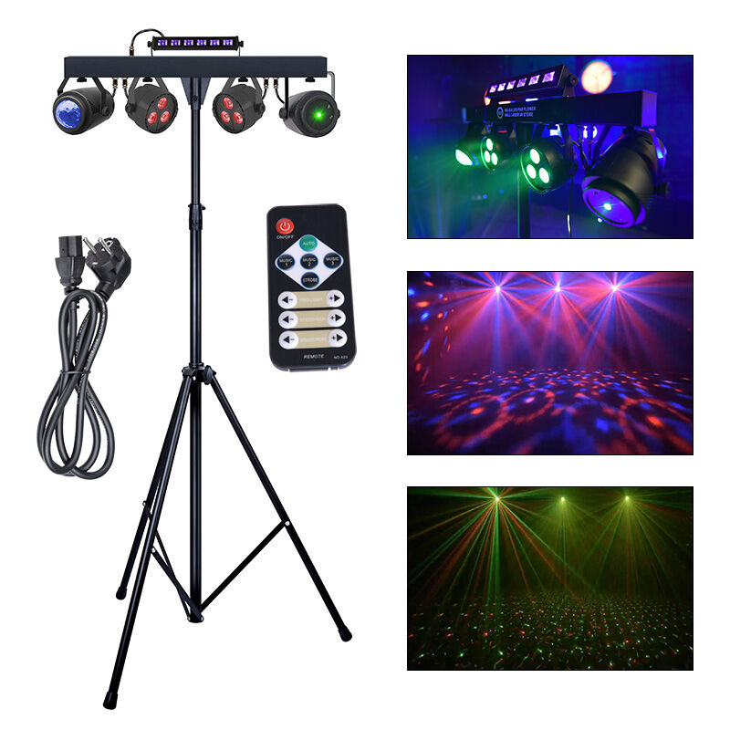 LIGHT4ME BELKA LED PAR FLOWER BALL LASER UV STROBE multiefekt oświetlenie disco