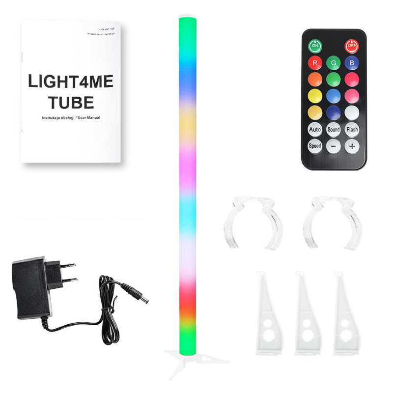 LIGHT4ME TUBE lampa podłogowa tuba świetlna oświetlenie dekoracyjne RGB LED pilot synchronizacja z muzyką