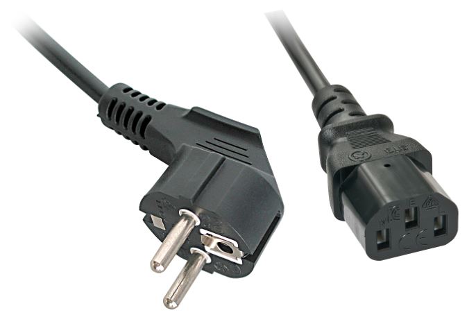 Lindy 30334 Kabel zasilający Schuko - IEC C13 - 0,7m