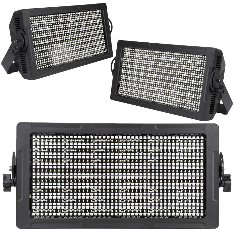 LIGHT4ME STROBE PANEL 1000 stroboskop oświetlenie sceniczne oświetlacz LED 672x0,2W RGB SMD5050 + 336x0,5W CW SMD2835