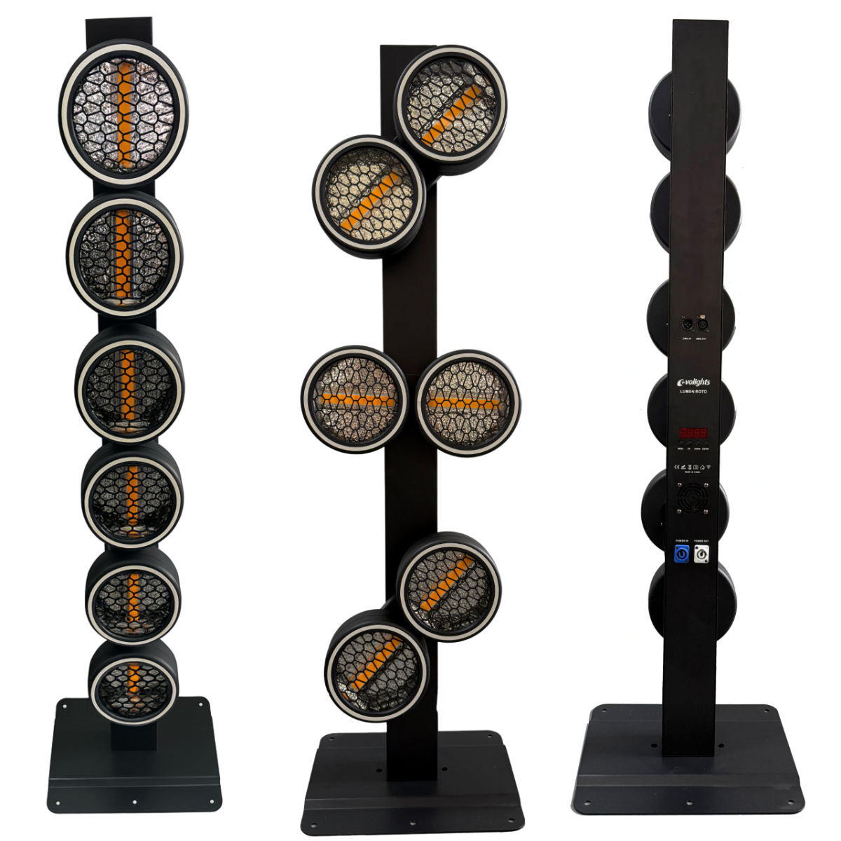 EVOLIGHTS LUMEN ROTO ruchome oświetlenie sceniczne LED retro vintage