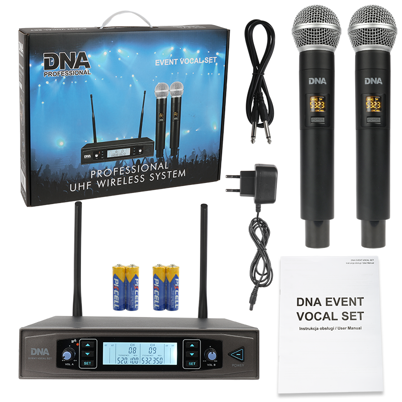 DNA EVENT VOCAL SET bezprzewodowy system mikrofonowy