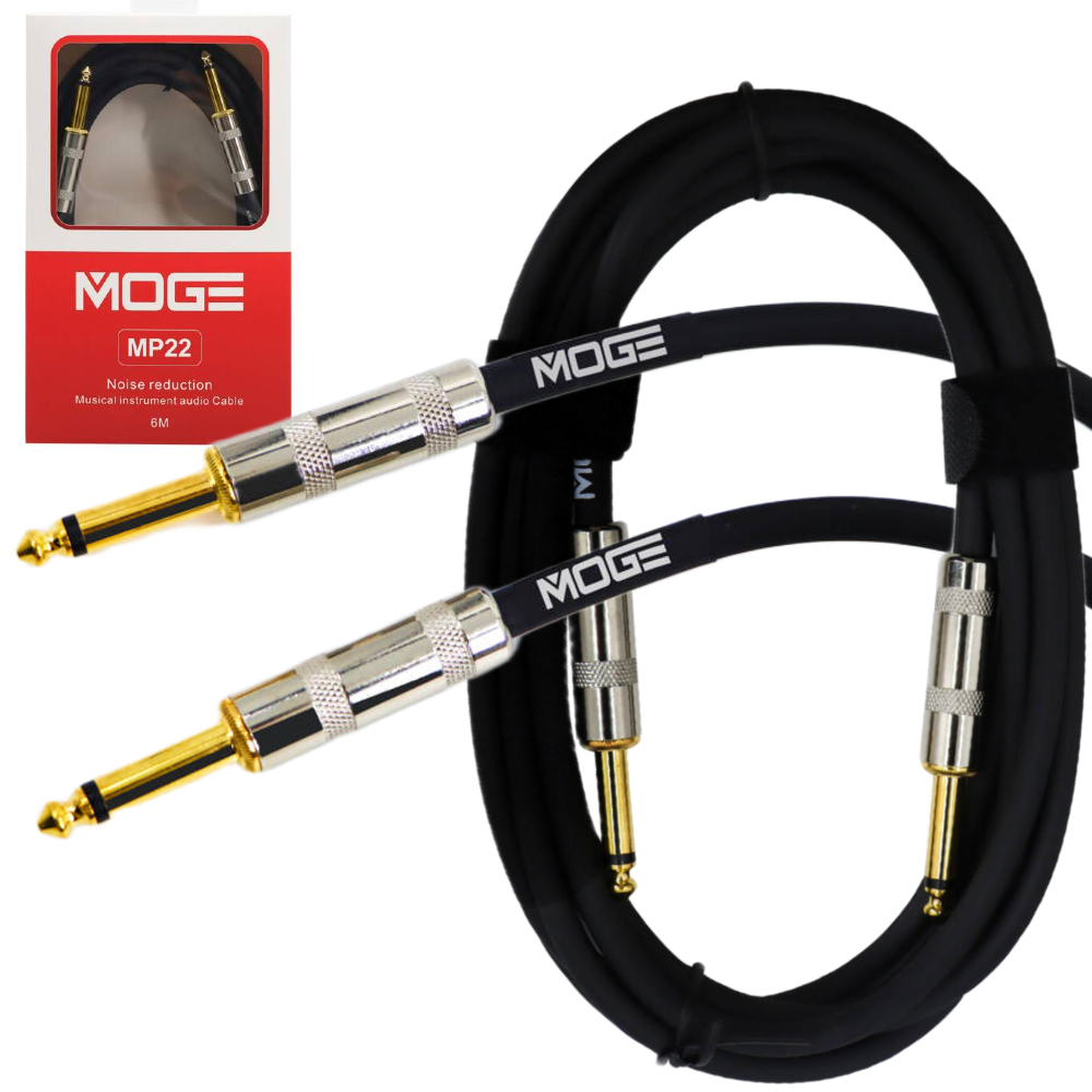 Kabel instrumentalny Moge MP22-6 Black
