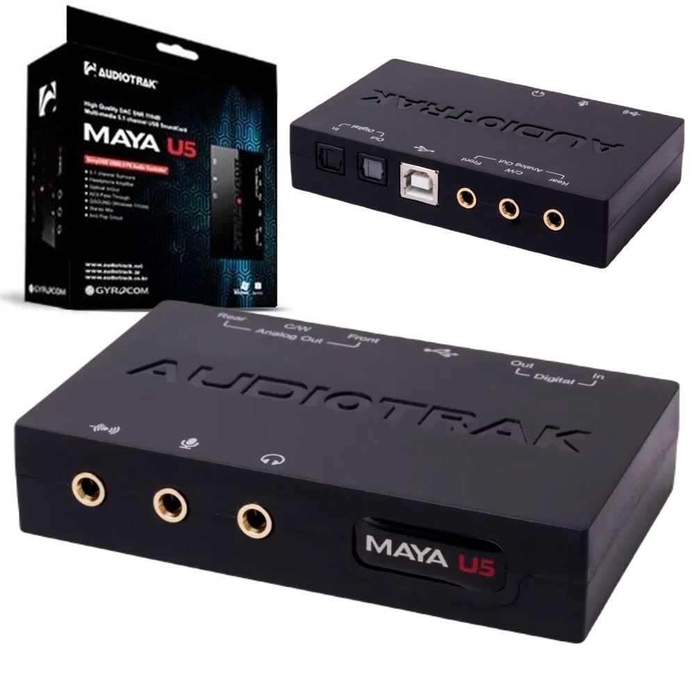 AUDIOTRAK MAYA U5 DAC USB karta dźwiękowa 5.1
