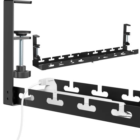 MOZOS UCM-3 ORGANIZER KABLI POD BLAT BIURKA CZARNY