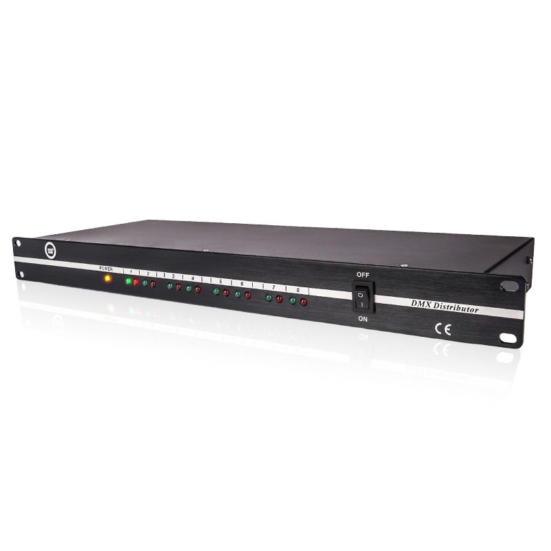 LIGHT4ME SPLIT18 DMX rozdzielacz sygnału linii 8 wyjść