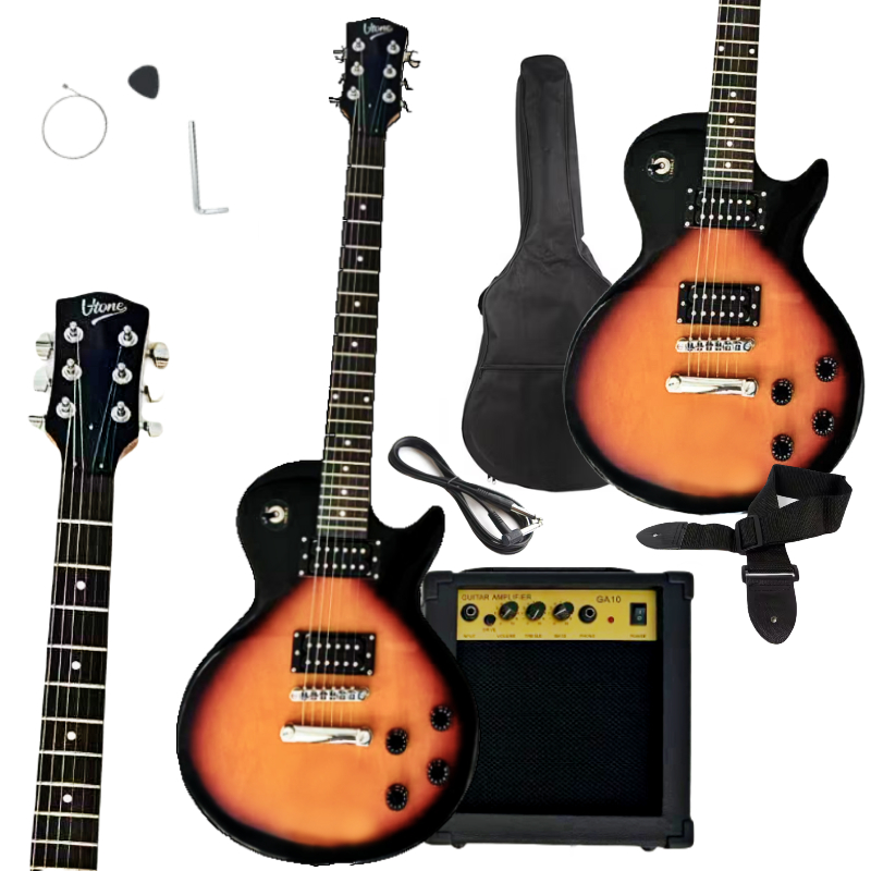 V-TONE ESLP39 SB gitara elektryczna 4/4 Les Paul 34" HH sunburst + wzmacniacz gitarowy zestaw