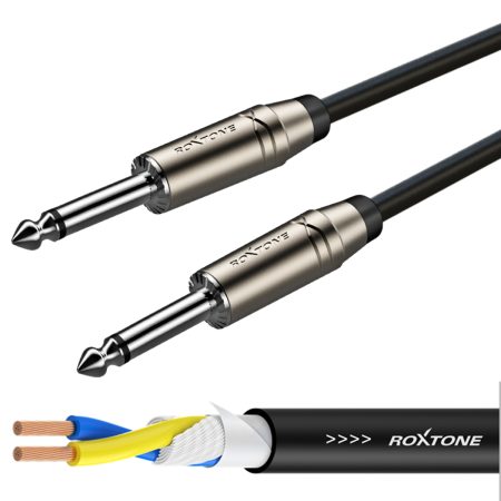 Kabel głośnikowy 2 x Jack 6.3mm 10m SMART Roxtone SSJJ210L10