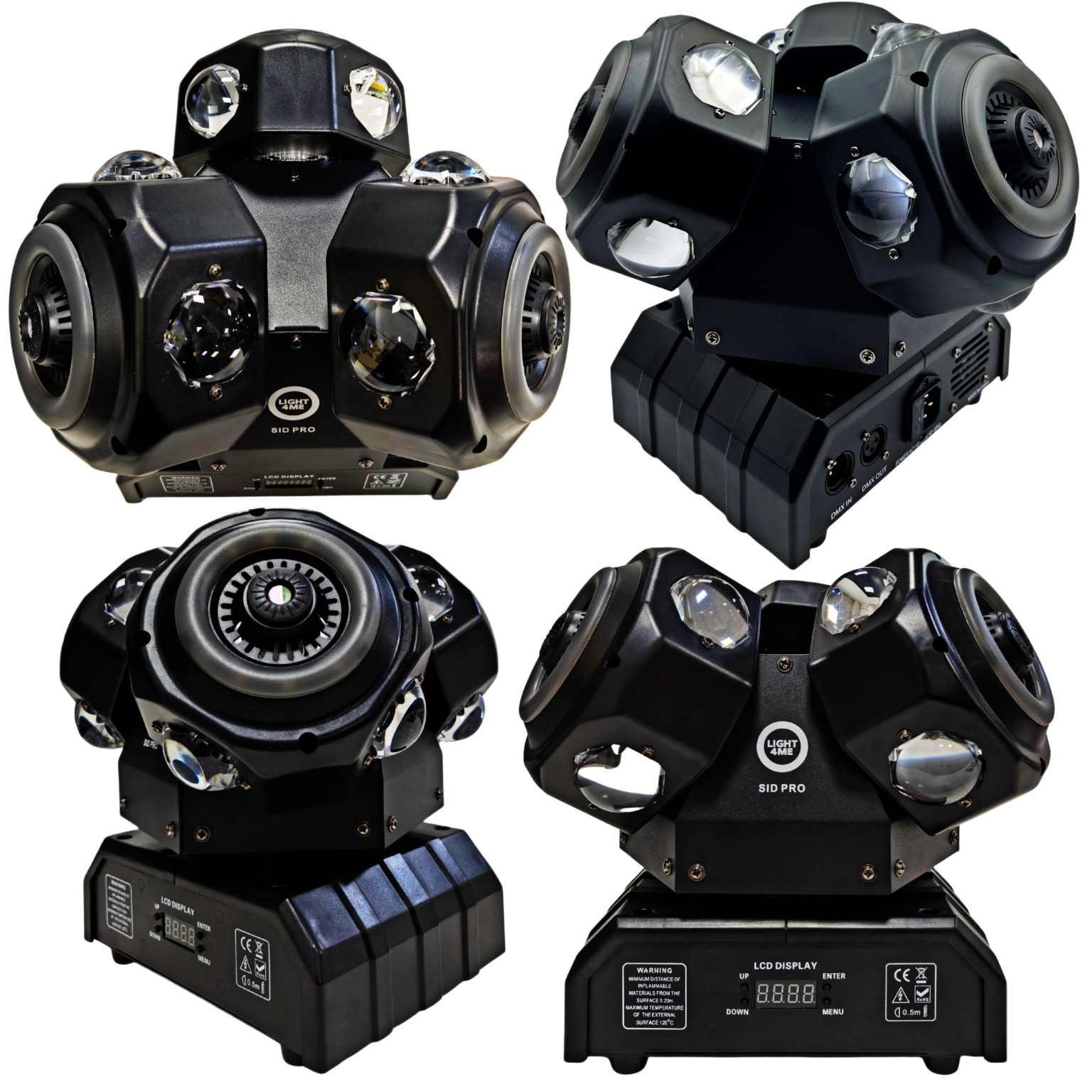 LIGHT4ME SID PRO ruchomy multiefekt świetlny 5w1