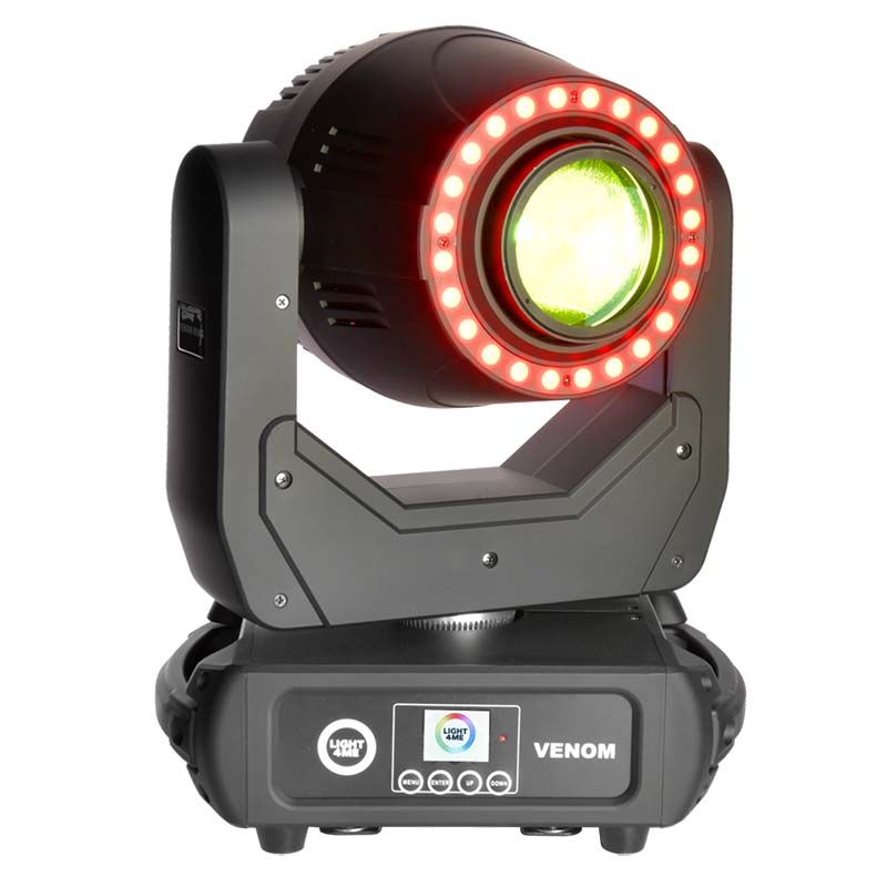 LIGHT4ME VENOM SPOT RING 200W głowica ruchoma LED oświetlenie estradowe