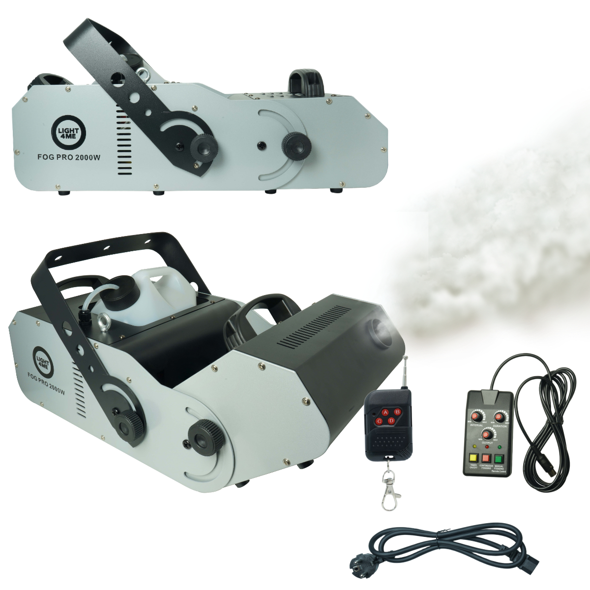 LIGHT4ME FOG PRO 2000W generator wytwornica dymu mgły DMX