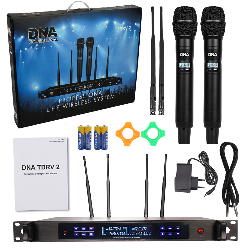 DNA TDRV 2 mikrofony bezprzewodowe true diversity