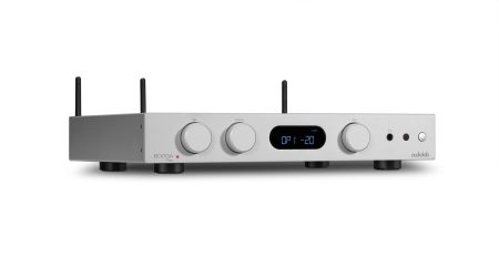 AUDIOLAB 6000A Play Wzmacniacz stereofoniczny z funkcjami sieciowymi srebrny